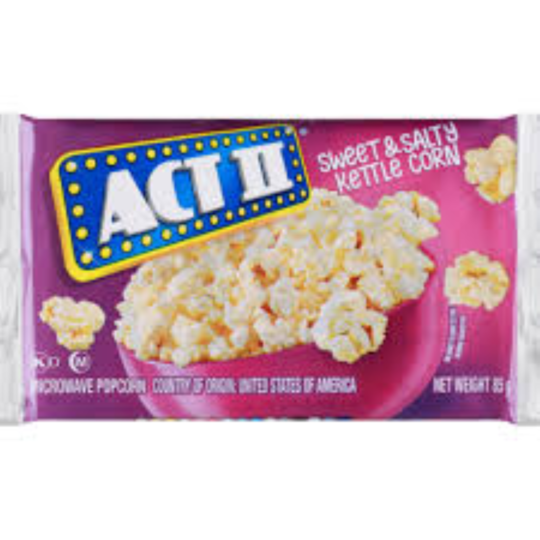 ACT II POPCORN KETTLE CORN 3'S